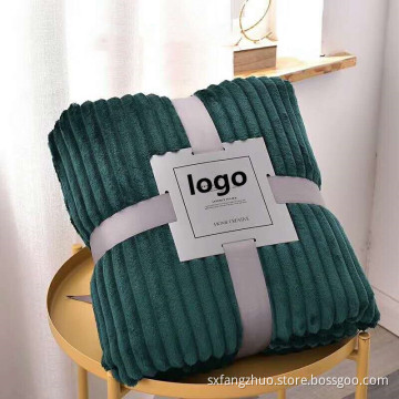 Super Soft and Cozy 3D Flannel Microfiber Jacquard Blanket for Sofa Super Soft fleece blanket